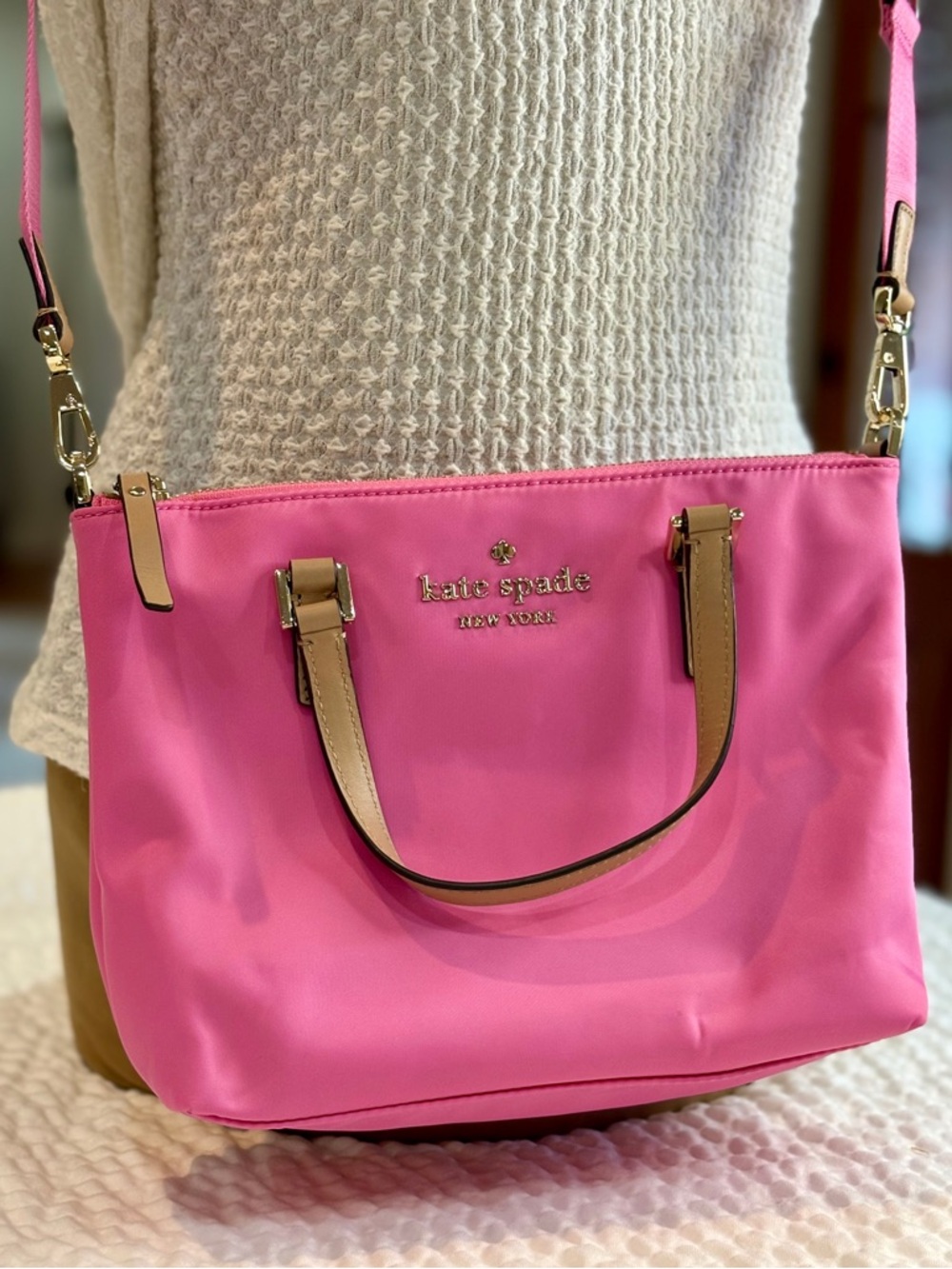 kate spade Watson Lane Maya Hibiscus Shoulder Bag Detachable Strap New w o Tags💖
